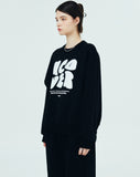 NCOVER（エンカバー）POINTAGE LOGO SWEATSHIRT-BLACK