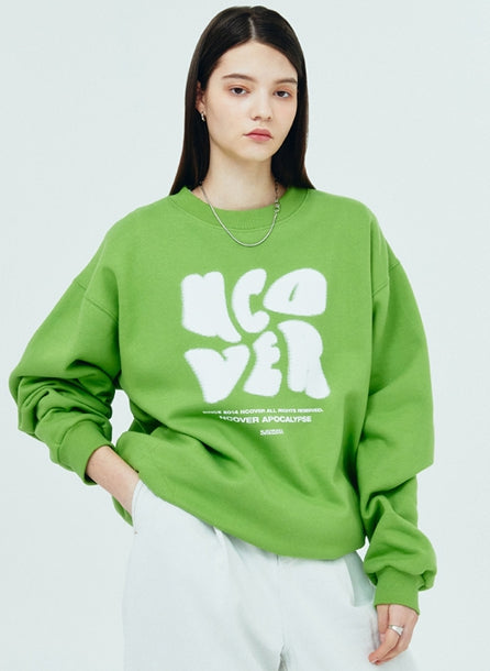 NCOVER（エンカバー）POINTAGE LOGO SWEATSHIRT-OLIVE GREEN