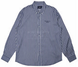 アクメドラビ(acme' de la vie) BASIC LOGO STRIPE SHIRT NAVY