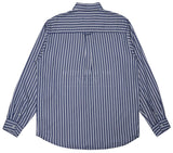 アクメドラビ(acme' de la vie) BASIC LOGO STRIPE SHIRT NAVY