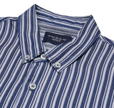 アクメドラビ(acme' de la vie) BASIC LOGO STRIPE SHIRT NAVY