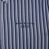 アクメドラビ(acme' de la vie) BASIC LOGO STRIPE SHIRT NAVY