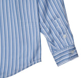 アクメドラビ(acme' de la vie) BASIC LOGO STRIPE SHIRT SKYBLUE