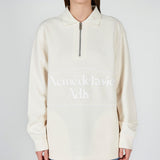 アクメドラビ(acme' de la vie) PULLOVER PIQUE SWEATSHIRT BEIGE