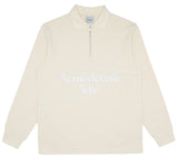 アクメドラビ(acme' de la vie) PULLOVER PIQUE SWEATSHIRT BEIGE