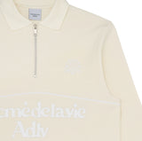 アクメドラビ(acme' de la vie) PULLOVER PIQUE SWEATSHIRT BEIGE