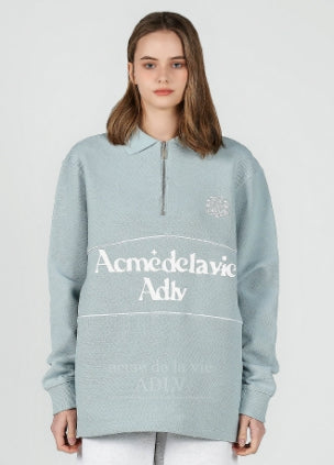 アクメドラビ(acme' de la vie) PULLOVER PIQUE SWEATSHIRT MINT