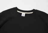 A NOTHING (エーナッシング) HEAVY-TERRY BALLOON SWEAT BOX TEE (Black)