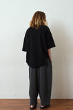 A NOTHING (エーナッシング)  SOLAR PIGMENT BALLOON SWEAT PANTS (Charcoal)