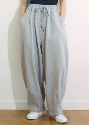 A NOTHING (エーナッシング) HEAVY-TERRY BALLOON SWEAT PANTS (Gray)