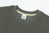 A NOTHING (エーナッシング) VINTAGE P. DYEING CUT-OUT BOX 1/2 TEE (Khaki)