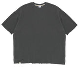 A NOTHING (エーナッシング) VINTAGE P. DYEING CUT-OUT BOX 1/2 TEE (Charcoal)