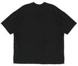 A NOTHING (エーナッシング) VINTAGE P. DYEING CUT-OUT BOX 1/2 TEE (Black)