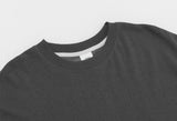 A NOTHING (エーナッシング) VINTAGE P. DYEING CUT-OUT BOX TEE (Charcoal)