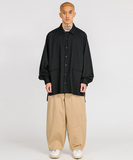 アジョバイアジョ(AJOBYAJO)     Batwing Oversized Shirt [Black]