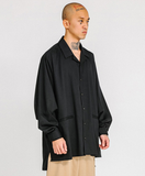 アジョバイアジョ(AJOBYAJO)     Batwing Oversized Shirt [Black]