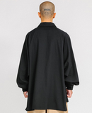 アジョバイアジョ(AJOBYAJO)     Batwing Oversized Shirt [Black]