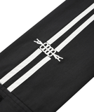 アジョバイアジョ(AJOBYAJO)      2-Stripes Oversized Reglan Shirt [Black]