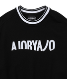 アジョバイアジョ(AJOBYAJO)          Logo Oversized Sweatshirt [Black]