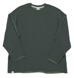 A NOTHING (エーナッシング) VINTAGE P. DYEING CUT-OUT BOX TEE (Khaki)
