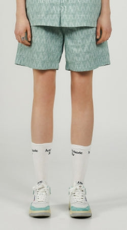 アクメドラビ(acme' de la vie) A LOGO MONOGRAM PATTERN SHORT PANTS MINT