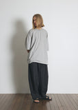 A NOTHING (エーナッシング) HEAVY-TERRY BALLOON SWEAT PANTS (Charcoal)