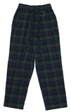 A NOTHING (エーナッシング) DREAMCATCHER CHECK LOOSE-FIT PANTS (Blue)