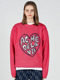 アクメドラビ(acme' de la vie) FRONT HEART LOGO KNIT PINK