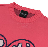 アクメドラビ(acme' de la vie) FRONT HEART LOGO KNIT PINK