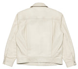 アクメドラビ(acme' de la vie)  LAMBSKIN LEATHER SET UP JACKET IVORY