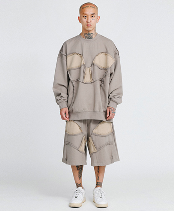 アジョバイアジョ(AJOBYAJO)         Skull Jersey Shorts [Beige]