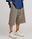 アジョバイアジョ(AJOBYAJO)          Twofold Leopard Shorts [Beige]