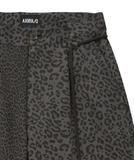 アジョバイアジョ(AJOBYAJO)          Twofold Leopard Shorts [Charcoal]