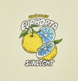 アクメドラビ(acme' de la vie) EUPHORIA SUNLIGHT FRUIT SHORT SLEEVE T-SHIRT LIGHTYELLOW