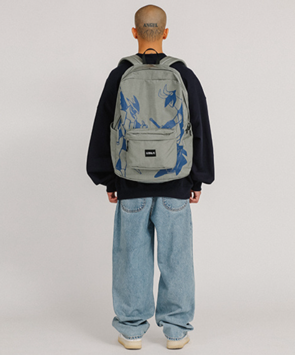 アジョバイアジョ(AJOBYAJO)           Robots Duel Backpack [Grey]