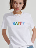 ワンダービジター(WONDER VISITOR)  Happy T-shirt