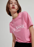 ワンダービジター(WONDER VISITOR) Classic T-shirt [Melange Pink]