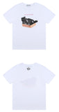 ワンダービジター(WONDER VISITOR) Box cat T-shirt [White]