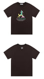 ワンダービジター(WONDER VISITOR) Run overfit T-shirt [Charcoal grey]