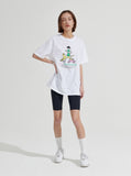 ワンダービジター(WONDER VISITOR) Run overfit T-shirt [White]