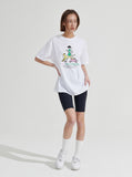ワンダービジター(WONDER VISITOR) Run overfit T-shirt [White]