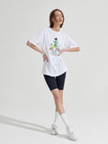 ワンダービジター(WONDER VISITOR) Run overfit T-shirt [White]