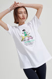 ワンダービジター(WONDER VISITOR) Run overfit T-shirt [White]