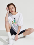 ワンダービジター(WONDER VISITOR) Run overfit T-shirt [White]