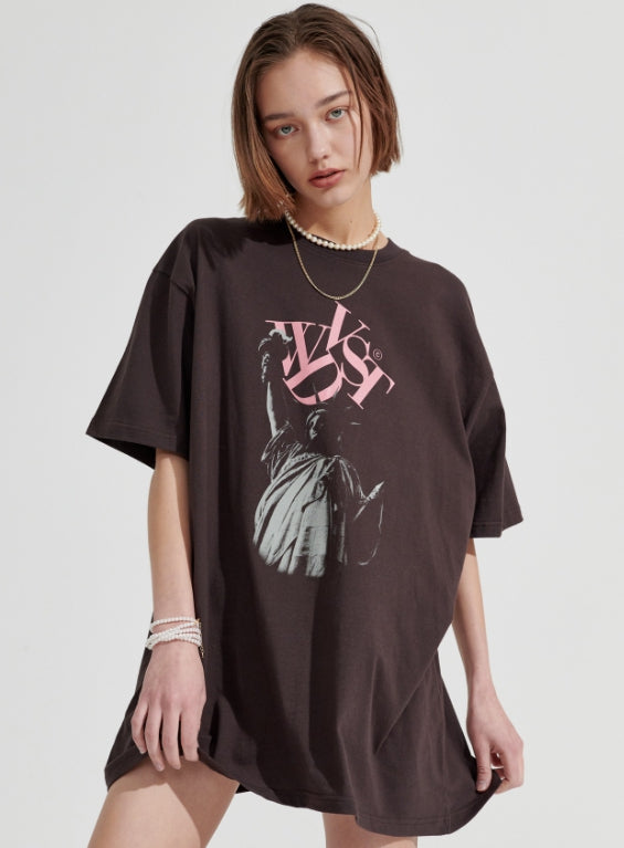 ワンダービジター(WONDER VISITOR)  NY O/P T-shirts