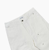 ラメルマメゾン (LA MER MA MAISON) DOUBLE-NEE DENIM PANTS IVORY