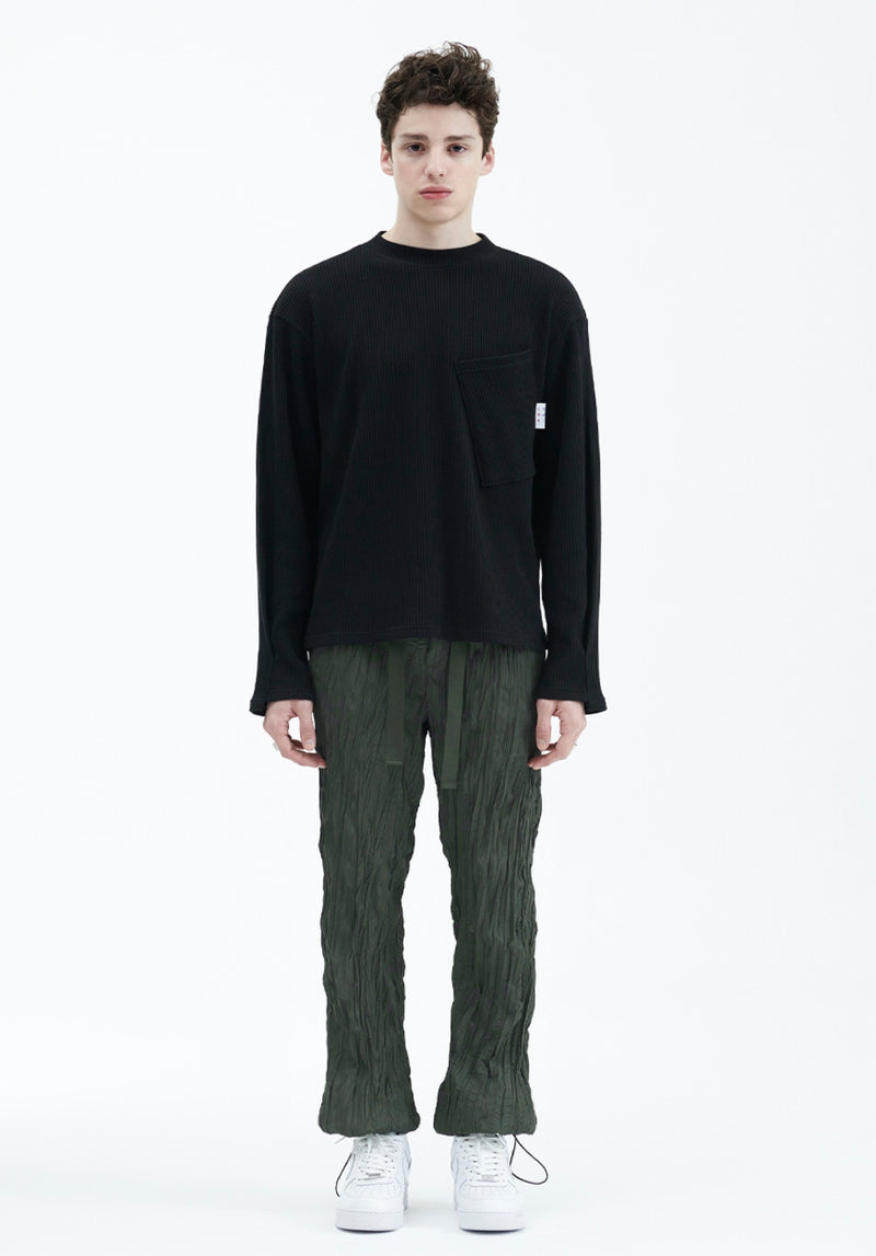 ラメルマメゾン (LA MER MA MAISON) POCKET STITCH T BLACK