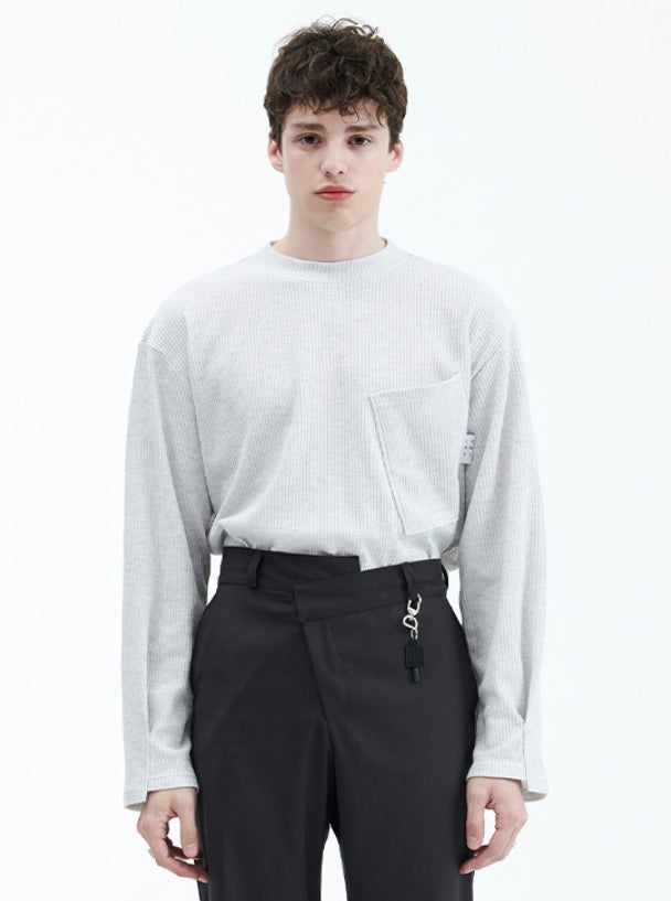 ラメルマメゾン (LA MER MA MAISON) POCKET STITCH T M/GREY