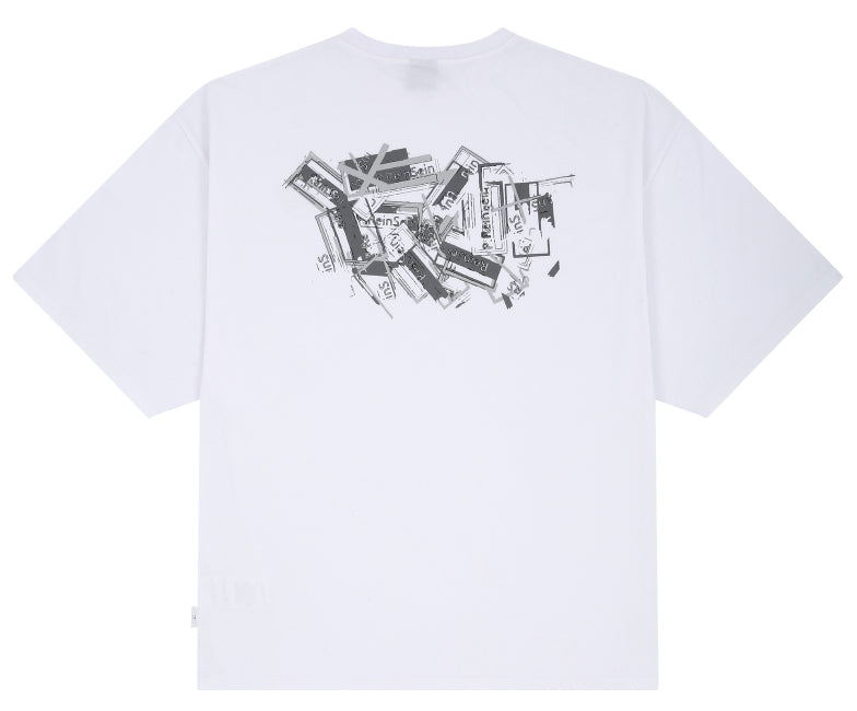 ReinSein（レインセイン）WHITE SMASHED LABEL T-SHIRT