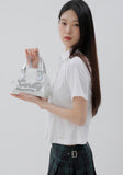 curetty (キュリティー) C SPORTY LOGO ENAMEL MINI HANDBAG_WHITE